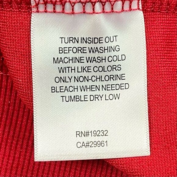 Alfred Dunner Red Floral Embroidered Sweatshirt 2X - Picture 9 of 10